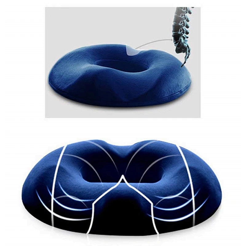 Ergonomic Outdoor Furniture Gel Enhanced Memory Foam Donut Car Seat Cushion With Stadium Sciatica Lumbar Support