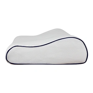 Quilted Cool Gel shredded memory foam pillow for sleeping, cervical pillows neck pain, neck support contoured orthopedic pillow