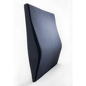 Memory Foam Lumbar Back Support or Cushion for Posture Aid & Sitting Relief for Driving, Office and Home, Gray