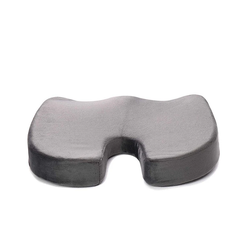 Ventilated Coccyx Tailbone Pain Relief Cool Gel-Enhanced Memory Foam U Seat Cushion