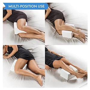 Cooling Orthopedic Knee Support Pillow For Sciatica Relief Knee Wedge Memory Foam Pillow Cushion
