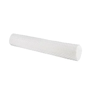 Round Cervical Roll Cylinder Bolster Pillow with Removable Washable Cover