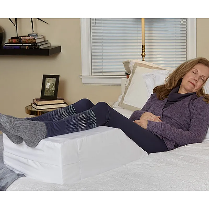 Elevating Leg Wedge Memory Foam Support Knee Leg Rest Pillow Bed Cushion Sleeping Pillow