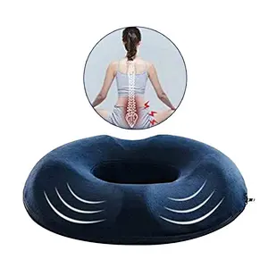 Factory  Rebound Comfort Doughnut Cushion Memory Foam Ring Cushion Soft Pillow 3d Printed Donut Plush Chair Seat Cushion