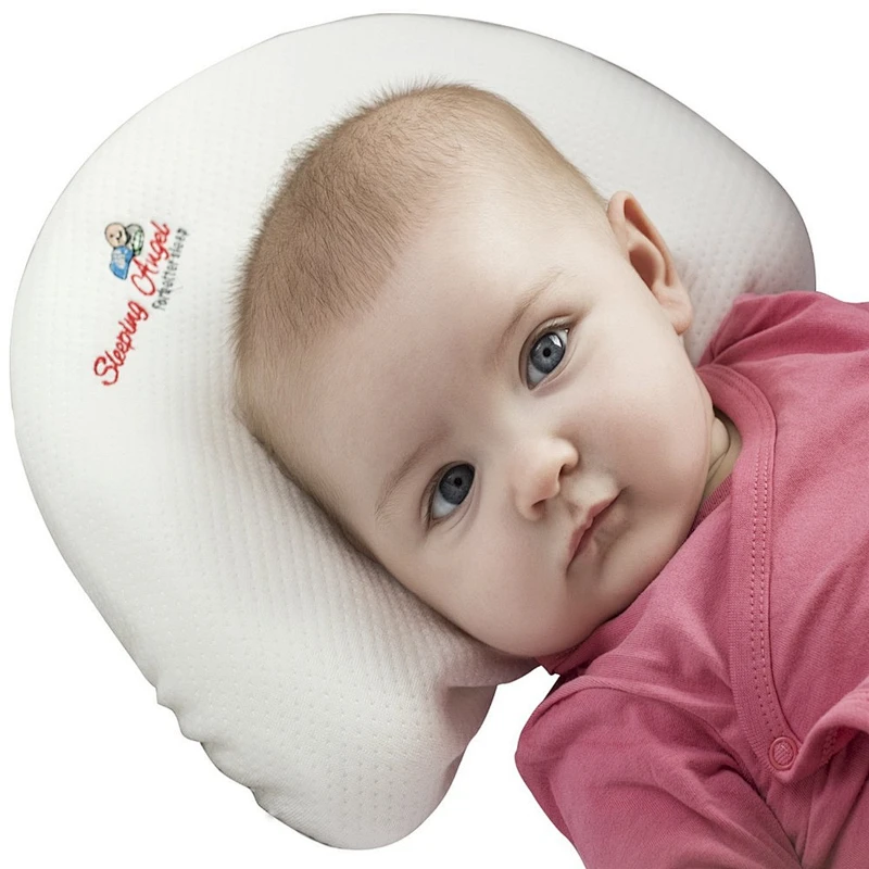 Anti Flat Head Protection Positioning Infant Sleep Pillow Memory Foam Baby Head Shaping Baby Pillow With Organic Cotton Cover