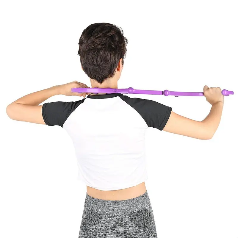 S-Shaped Massager Relieve Sore Back & Neck Muscle, Self Massage Tool (Single)