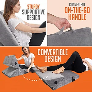 2020 NEW Adjustable Sex Position Wedge Pillow Triangle Pillow Sex for Women Back, Leg, Knee Supporting
