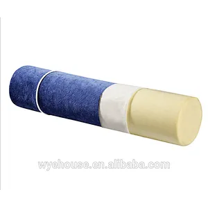 Comfort Memory Foam Neck Roll Pillow Lightweight Round Cervical Support Pillow for Spine and Neck Back Support