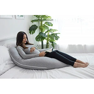 Pregnancy Pillow, Full Body Maternity Pillow with Contoured U-Shape , Back Support