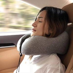 2020 New Wholesale Travel Neck Support Rest Cushion Memory Foam Travel Pillow