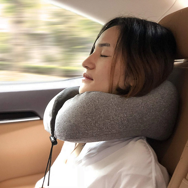 2020 New Wholesale Travel Neck Support Rest Cushion Memory Foam Travel Pillow