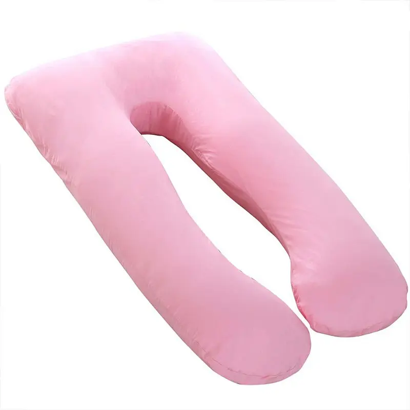 Maternity Pillow Removable Velvet Cover for Sleeping with Nursing Baby Design Support for Back Belly Hips Legs