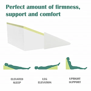 Hot Selling Triangel Memory Foam Pregnancy Wedge Bed Pillow Best for Sleep, Reading, Back Support, Anti Reflux