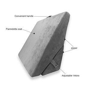 Comfortable Wedge Bed Pillow Bed With Tv Maternidad Sitting Back Support Velvet Stool Brand Memory Foam Pillow Footrest