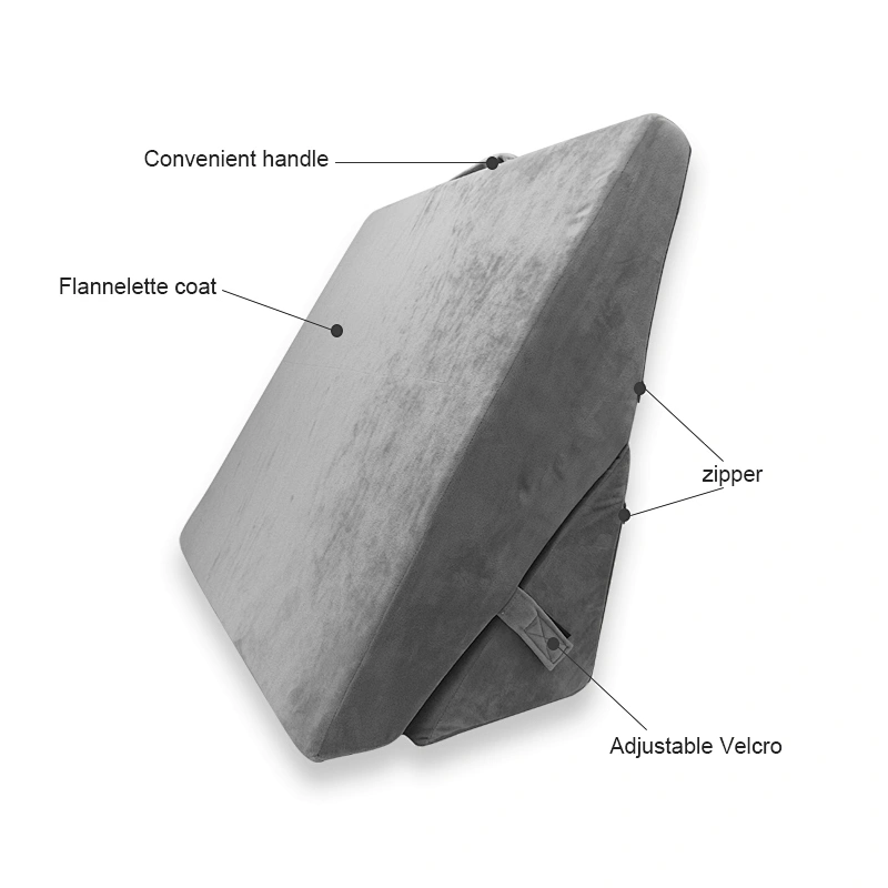 Comfortable Wedge Bed Pillow Bed With Tv Maternidad Sitting Back Support Velvet Stool Brand Memory Foam Pillow Footrest