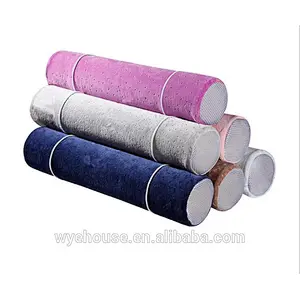 Comfort Memory Foam Neck Roll Pillow Lightweight Round Cervical Support Pillow for Spine and Neck Back Support