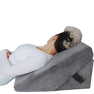 Back reading wedge bed pillow, Memory Foam Anti Snoring Wedge Bed Pillow, Triangle Bed Wedge Pillow