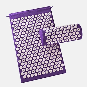 Best Accupressure Mat Yoga Pillow Masajeador De Pies Agujas Acupuntura Acupressure Slipper Butt Padding Cubierto De Bambu