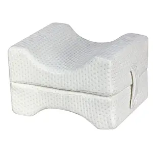 Wholesale high quality memory foam elevation orthopedic pain relief foot legs knee rest wedge pillow for side sleepers