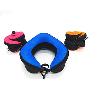 Super Soft Memory Foam Travel Pillow Neck Squishy Roll Neck Pillow Neck Wholesale Airplane Pillows For Pain Relief Sleeping