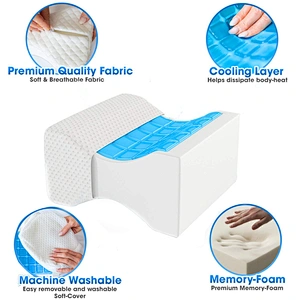 Gel Knee Cushion Cooling Pillow Bts Pillow Knee Sliders Velvet Pillow Power Legs Yoga Knee Pad Healthy Sponge Sleeping Mattress