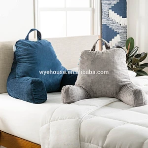Shredded Foam Reading Pillow - Perfect for Adults, Teens, and Kids - Velour Cover