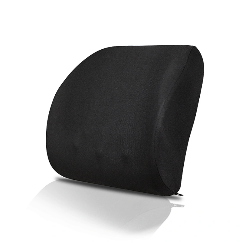 Large Ergonomic Memory Foam Back Car Gel Lumbar Cushion With Massage Support