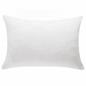Shredded Memory Foam Pillow Orthopaedic Neck and Head Support Pillow with Hypoallergenic Washable Zipped Cover Bed Pillow 48x74