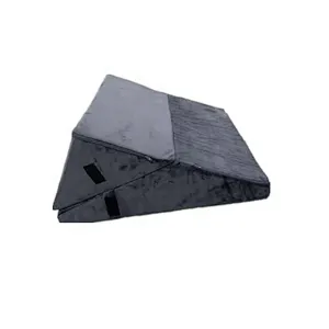Hot Sale Folding Triangle Memory Foam Incline Cushion Comfort Bed Sex Wedge Pillow for Back, Legs, Reading, Support