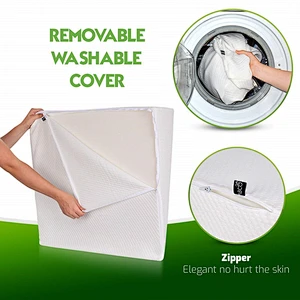 Hot Selling Triangel Memory Foam Pregnancy Wedge Bed Pillow Best for Sleep, Reading, Back Support, Anti Reflux