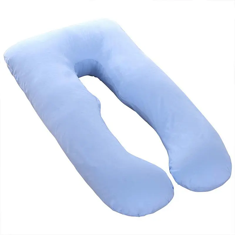 Maternity Pillow Removable Velvet Cover for Sleeping with Nursing Baby Design Support for Back Belly Hips Legs