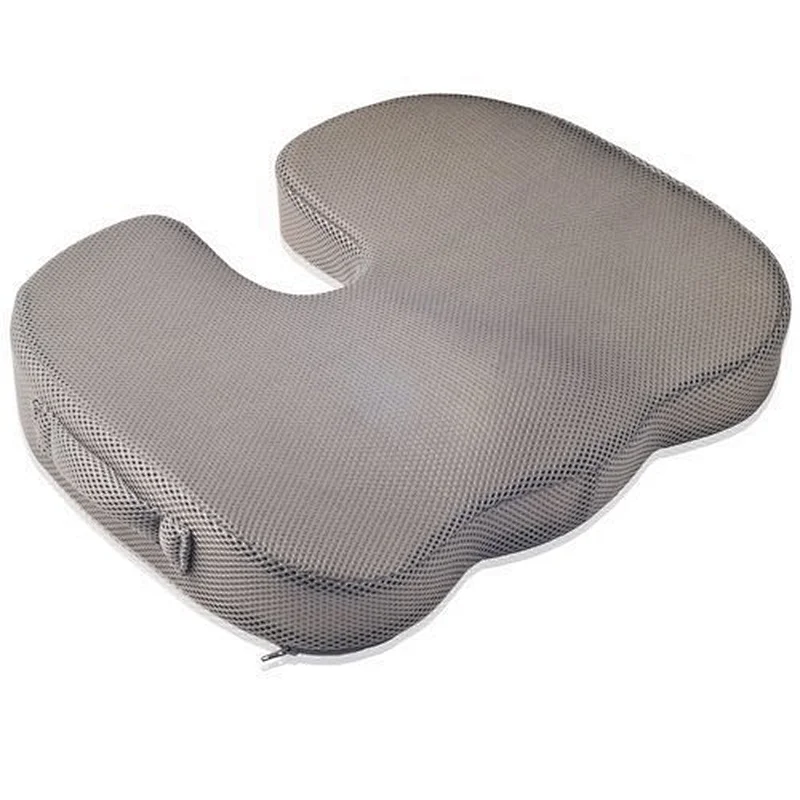 Premium Comfort Seat Cushion : Non-Slip Orthopedic 100% Memory Foam Coccyx Cushion for Tailbone Pain /Cushion for Office Chair