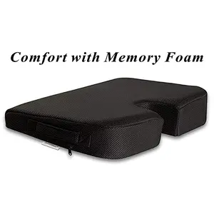 Wedge Foam Seat Cushion Pillow Support, Coccyx Orthopedic Pillow for Back Pain Relief