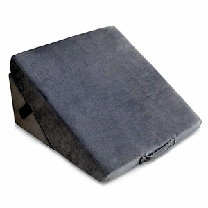 Hot Sale Folding Triangle Memory Foam Incline Cushion Comfort Bed Sex Wedge Pillow for Back, Legs, Reading, Support