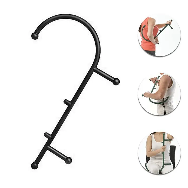 Hook Massage Stick for Back, Foot, Neck Muscle, Shoulder, Lower Body, Hand, Leg (Green)