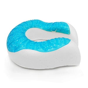 Small Sleeping Neck Hanging Pillow Portable Memory Foam Neck Bolster Pillow Comfortable U Shaped Neck Pillow with cooling gel