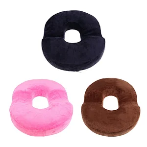 Cool Gel Memory Foam Donut Cushion or Seat Pillow for Hemmoroid Treatment Coccyx Pain Relief