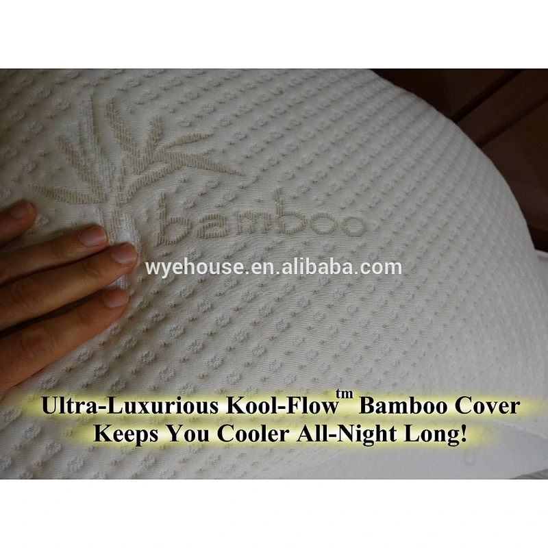 Ultra-Luxury Bamboo Shredded Memory Foam Pillow Combination With Adjustable Fit and Zipper