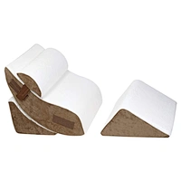 Post Surgery Memory Foam Pain Relief 4 pcs orthopedic bed wedge pillow set