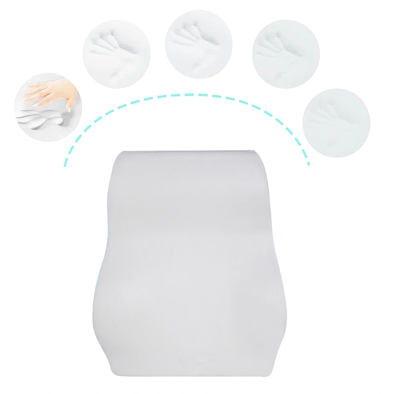Best Choice Car Lumbar Cushion Mesh Eyelash Backrest Pillow Mini Split Installation Support Tool Desk Cushion