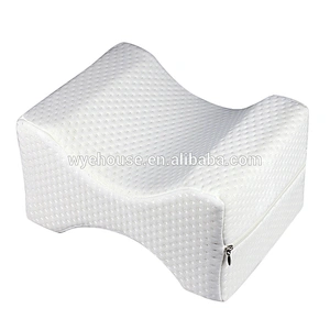 Comfort 100% High Quality Memory Foam Knee Pillow with Adjustable Removable Cover for Side Sleep