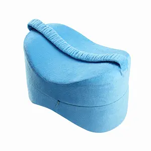 Adjustable Pain Memory Foam Leg Strap Round Sciatic Nerv Pain Relief Orthopedic Memory Foam Knee Pillow For Side Sleepers