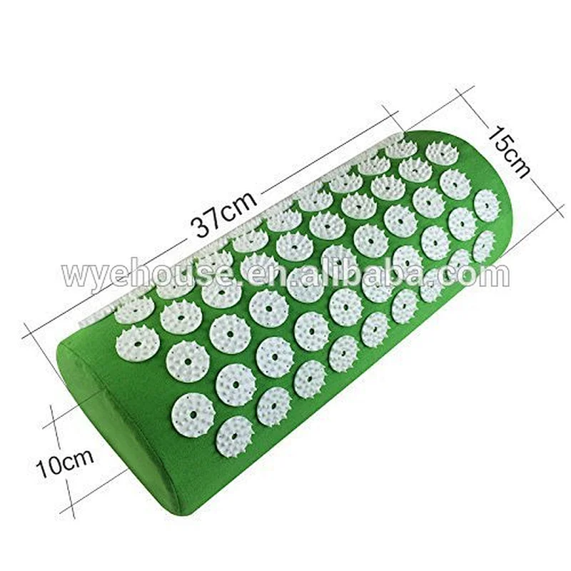 Acupressure Mat and Pillow Set for Back/Neck Pain Relief and Muscle Relaxation