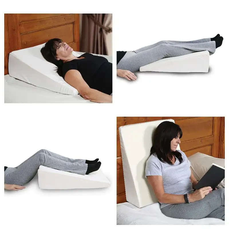 Bed Wedge, Premium Wedge Pillow,Acid Reflux Pillow With Removable Cover Dr Recommended For Snoring And Gerd