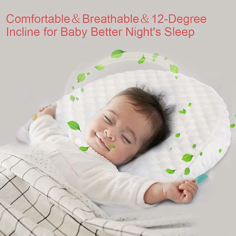 Baby Bassinet Wedge for Acid Reflux Relief Better Sleep Infant Incline Positioner