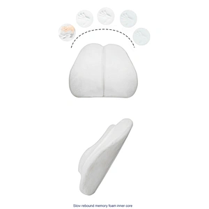 Made In China Butterfly Back Cushion High Rebound Foam Christmas Cushion Bamboo Pillow Memory Foam Back Rest Ergonomic Pillow