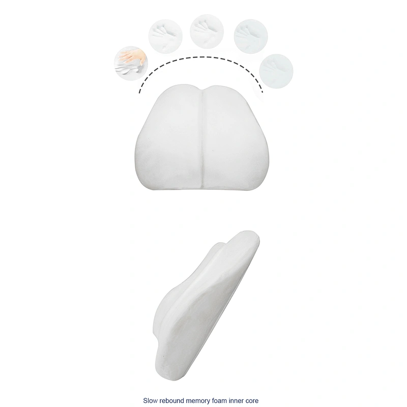 Made In China Butterfly Back Cushion High Rebound Foam Christmas Cushion Bamboo Pillow Memory Foam Back Rest Ergonomic Pillow