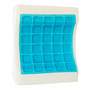 Memory Foam Orthopedic Cool Gel Knee Pillow for Side Sleeper cooling