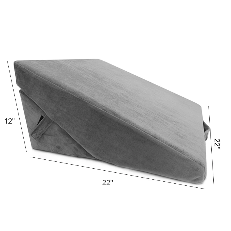 2020 Amazon Besting Selling Cot Wedge Pillow Memory Foam Triangle Sex Aid Wedge Pillow Reading Crib Wedge Pillow
