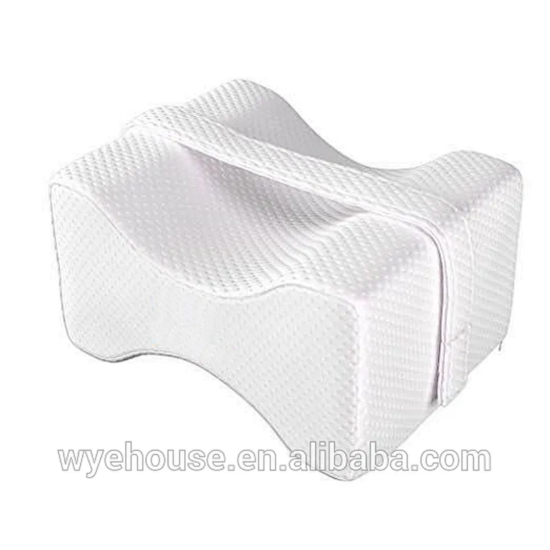 Comfortable Memory Foam Bone Shaped Leg Pad Leg Support Pillow with Leg Strap For Sleeping